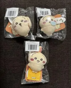 ちいかわ うさぎだらけくじ　E賞 ぬいぐるみバッジ 3点セット