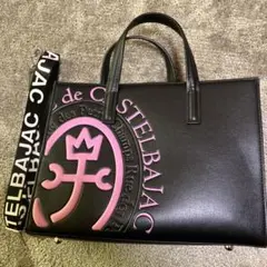 CASTELBAJAC カステルバジャック ミニ ボストン ショルダー ピンク
