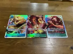 ワンピースカード ロキ ラッキー・ルウ ウソップ 3枚セット パラレル