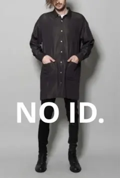 完売品 レア 美品 NO ID. テンセルデニムロングシャツ