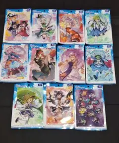 東方Project クリアファイル 霊夢 魔理沙 紫 美鈴 文 こころ 11種