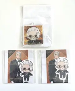 サカモトデイズ セガラッキーくじ　キーホルダー　ステッカーセット