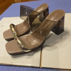 RESEXY クリアサンダル べっ甲柄ヒールのサムネイル