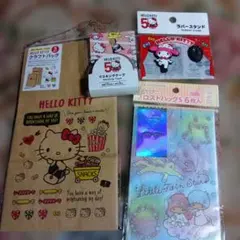 ハローキティ クラフトバッグ＆ラバースタンド　マスキングテープ