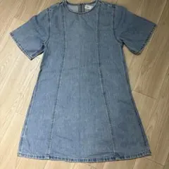 ZARA デニム 半袖ワンピース 11-12歳