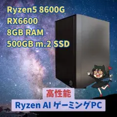 Ryzen5 8600G/RX6600/32GB RAM/500GB