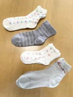 レディース靴下 23〜25cm(Mサイズ) 4足セット売り