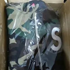 supreme S Logo Zip Up Hooded Sweatshirt