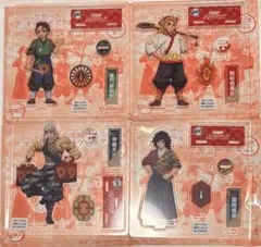 鬼滅の刃　ピザーラ　オリジナルアクリルフィギュア　煉獄　竈門　冨岡　宇髄