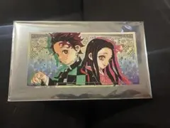 鬼滅の刃 ジャンプショップ 箔押しステッカー 竈門炭治郎 竈門禰豆子