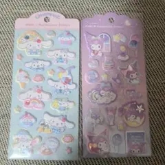国内正規品 ジュエルマシュマロステッカー サンリオ クロミ シナモロール