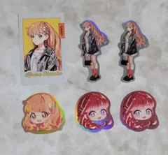 早乙女ベリー 雲母たまこGRAY×ACCENT チェキ&ステッカーセット