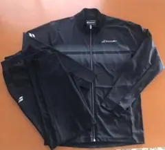 テニスウォームアップ上下　黒O(XL) メンズ　バボラ