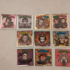 鬼滅の刃アニメキャラクターシールセット 10種