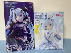 雪ミク×クロミ スカイタウン ぬーどるストッパー フィギュア 初音ミク