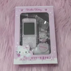極美品/希少】ハローキティ ガラケー形置き時計 Y2K 平成レトロ 箱付き