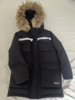 ZARA ダブルフェイスフェイクムートンフードジャケット Lサイズ - メルカリ