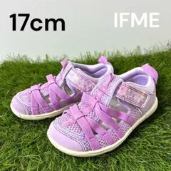 IFME イフミー 17cm ラベンダー 花柄 ウォーターシューズ 水陸両用 夏