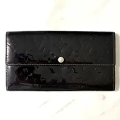 【良品】LOUIS VUITTON 長財布 ヴェルニ ポルトフォイユ サラ 財布