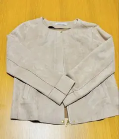 ITEMS URBANRESEARCH◆フェイクスエードブルゾン　ピンクベージュ