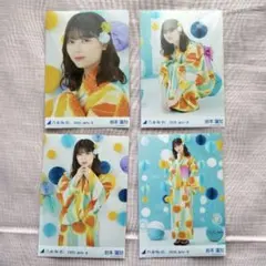 乃木坂46 岩本蓮加 生写真 浴衣 2020年 4種セット セミコンプ レアポのサムネイル