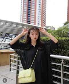 p*i様 美品 PINUE ピヌエ ラダーレースワンピース ネイビー S ロング