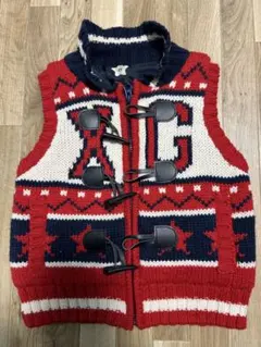 X‑girl Stagesベスト 2Tサイズ Xmasカラー