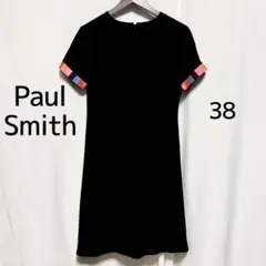 Paul Smith ポールスミス Vネックワンピース ブラック 40のサムネイル