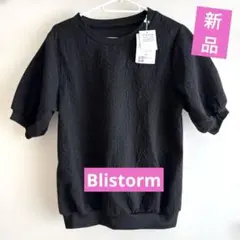 ★新品タグ付き★Blistorm★エンボスロゴ 半袖トップス★Lサイズ★