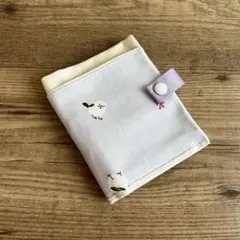 No.93 箱ティッシュの持ち運びができる☆ティッシュケース✳︎シマエナガ