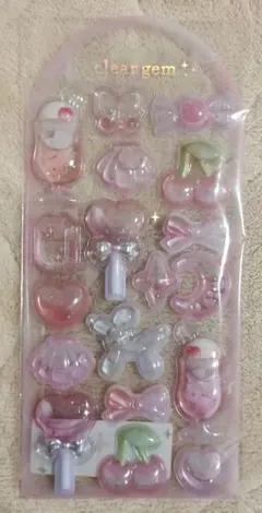 ウォーターシール ウォーターイン クリアジェム ステッカー シール クーリア