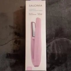 SALONIA サロニア コードレス ストレートヘアアイロン ピンク 12mm