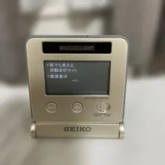 セイコータイムクリエーション 電波目覚まし時計 SQ772G ゴールド