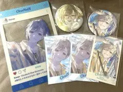 ChroNoiR BlueMemories 叶 缶バッジ チェキ風カード