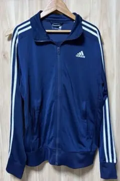 adidas トラックジャケット ネイビー