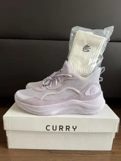 激レア】CURRY 8 バッシュ 白銀 - メルカリ