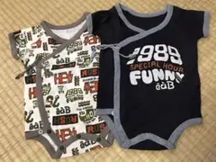 べべ　肌着　ロンパース　70cm 2枚組