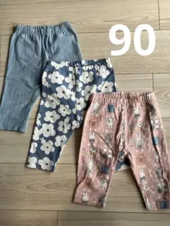 ベビー服　90 ズボン　パンツ　ボトムス 女の子　ミッフィ　UNIQLOのサムネイル