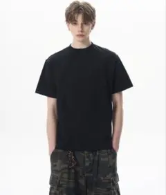 NOWLE ラグラン スリーブ 切り替えリブ 半袖 Tシャツ