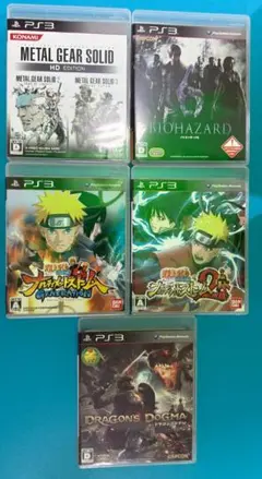 【送料無料】PS3 ソフト 大量5本セット 人気シリーズ多数