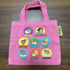 Disney 白雪姫　ミニトート　スモールプラネット　ヴィンテージ　ピンク