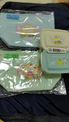サンリオ当たりくじ 保存容器セット 保冷バック