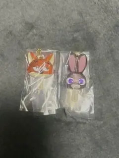 ズートピア アイスキャンディチャーム ジュディ & ニック ディズニー