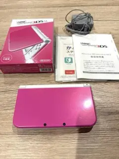 3DS LL ピンク 美品 4つソフト付き!
