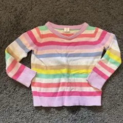 GAP 3years カラフルストライプセーター