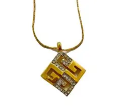 Givenchy ネックレス ゴールドカラー ラインストーン チェーンネックレスのサムネイル