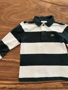 LACOSTE ストライプ ポロシャツ 110cm