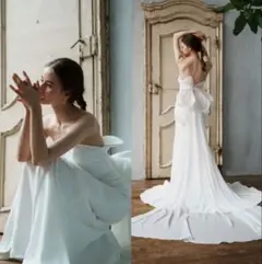 ドレスプロダクション　マーメイドドレス　ホワイトウェディングドレス