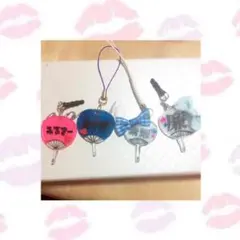 ミニ団扇ストラップ
