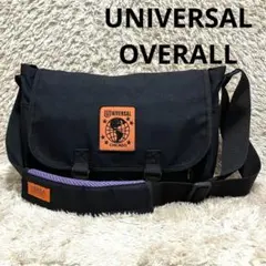 極美品✨ユニバーサル オーバーオール メッセンジャーバッグ✨ブラック A4